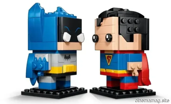 LEGO DC Golden Age Superman e Batman BrickHeadz set in uscita a settembre
