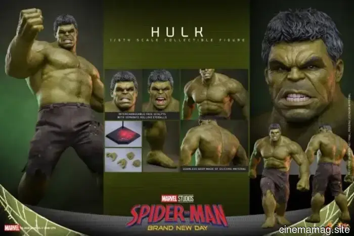 Hot Toys presenta la figura de Hulk a escala sexta de Spider-Man: Brand New Day.