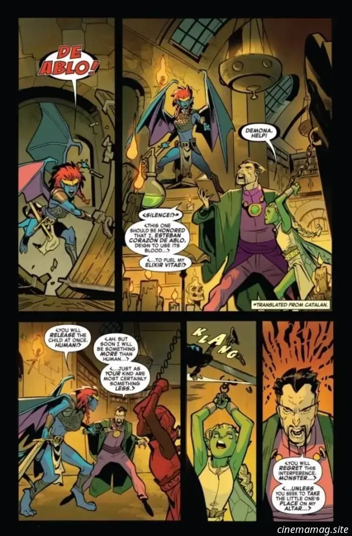 Comic Book Sneak Peek – Fantastic Four/Gargoyles #1