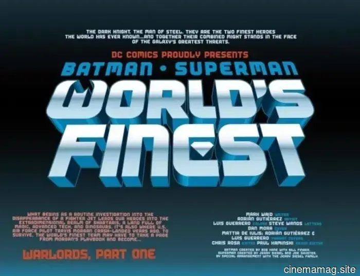 Comic Book Sneak Peek – Batman/Superman: World’s Finest #51