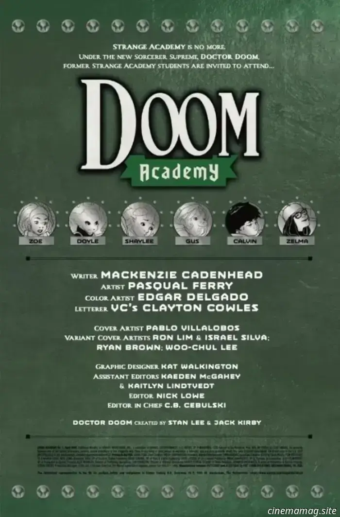 Doom Academy #1 - Avance de cómic