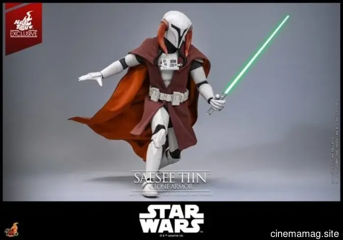 Hot Toys has unveiled a sixth scale figure of Saesee Tiin and Clone Commando Sev from Star Wars: The Clone Wars.