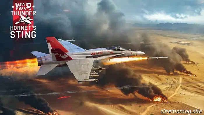 The Hornet's Sting update introduces new jet fighters to War Thunder.