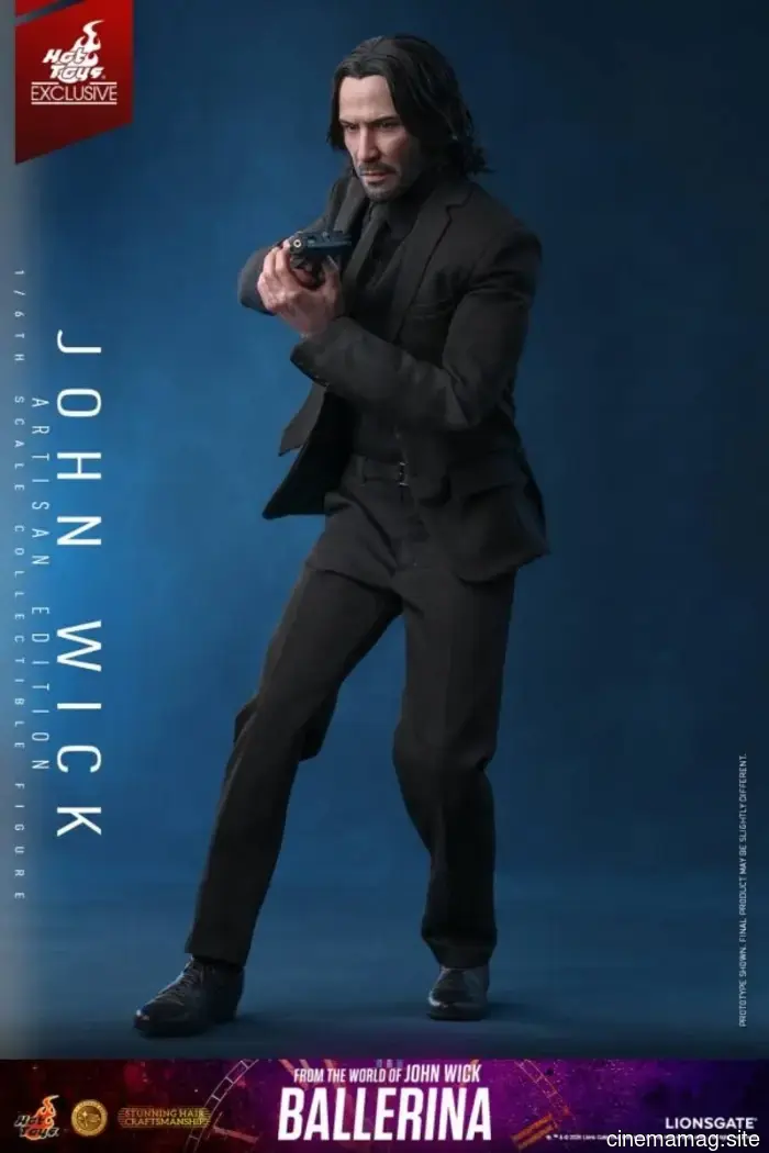 Hot Toys представляет фигурку Джона Уика в Арт-издании из фильма "Балерина"