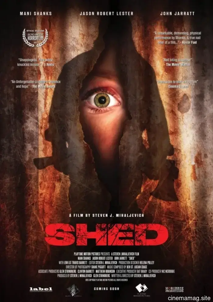 L'orrore di sopravvivenza claustrofobico Shed svela il trailer e il poster