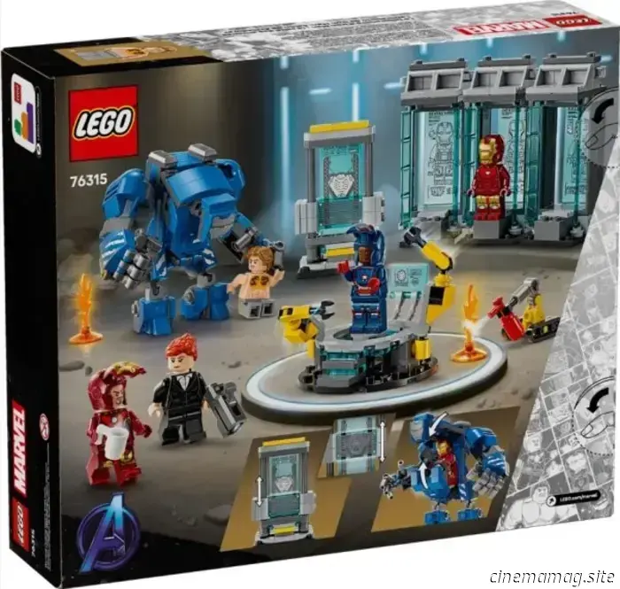 LEGO Marvel Camión de Hulk contra Thanos y Laboratorio de Iron Man: Hall of Armor