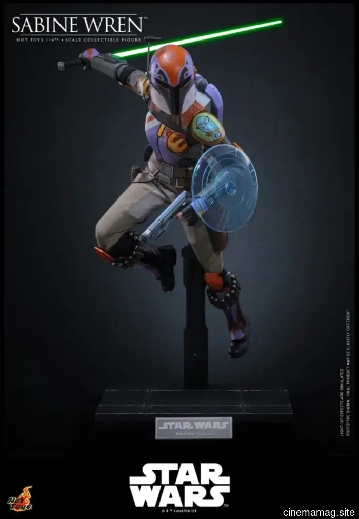 Hot Toys has released new sixth scale figures of Sabine Wren and Ezra Bridger from Star Wars Rebels.