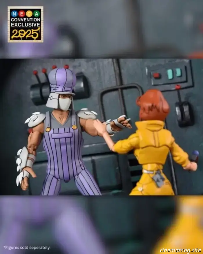 Teenage Mutant Ninja Turtles Ultimate Train Track Takedown Shredder figure revealed as a NYCC exclusive.