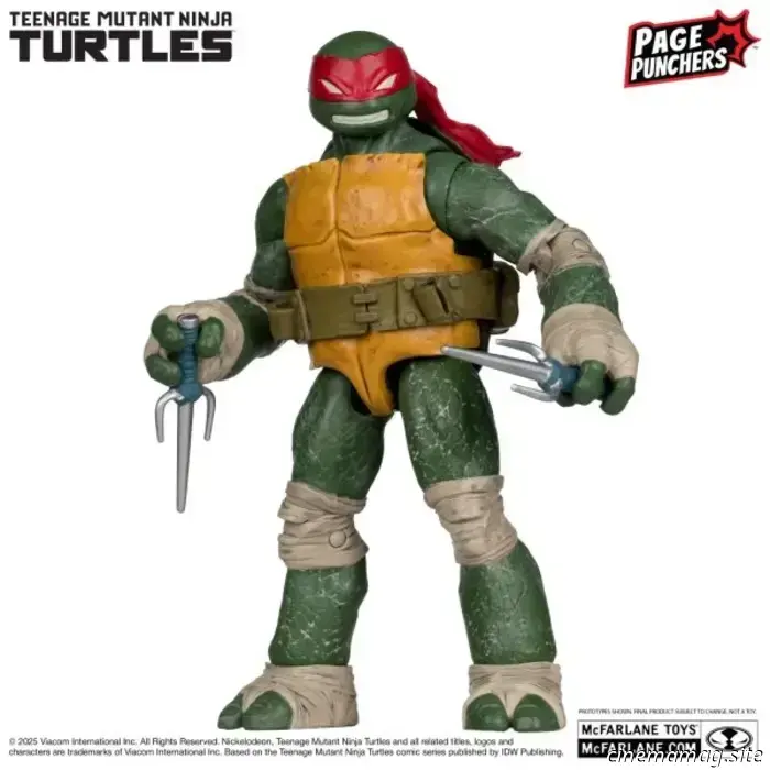 McFarlane Toys has revealed new Teenage Mutant Ninja Turtles Page Punchers figures.
