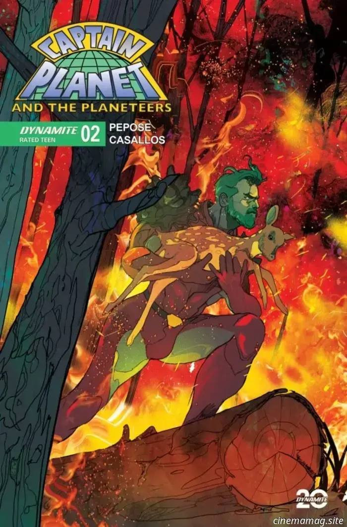 Take a glimpse at the preview for Dynamite's Captain Planet #2.