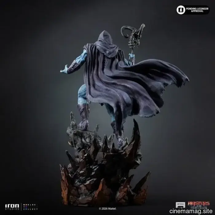 Statua da collezione di Skeletor dei Masters of the Universe svelata da Iron Studios