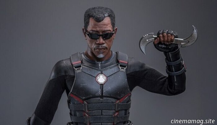 Blade joins Hot Toys' sixth scale action figure collection featuring Deadpool and Wolverine.