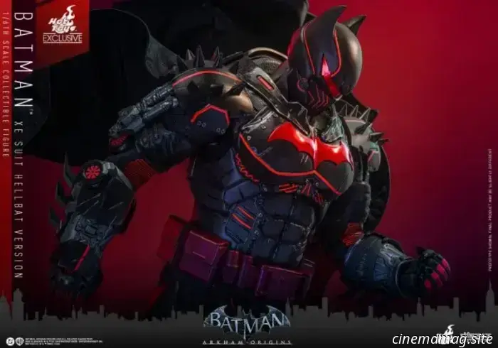 Hot Toys svela la figura in scala 1/6 di Batman: Arkham Origins nella versione Hellbat della tuta XE