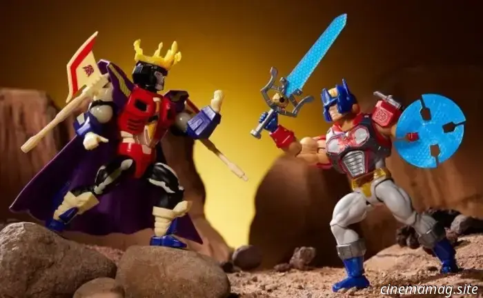 La linea di action figure Masters of the Universe x Transformers di Mattel aggiunge Optimus Prime He-Man e Starscream Scare Glow