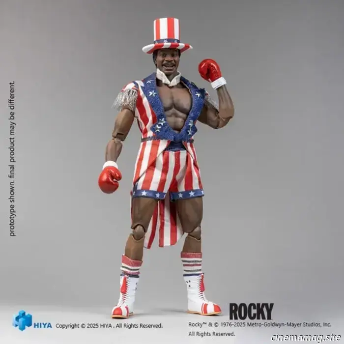 Apollo Creed lancia la linea di action figure Rocky Exquisite Super Series di Hiya Toys
