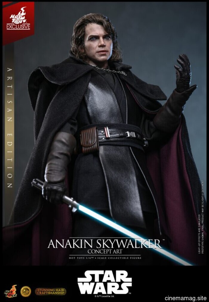 Hot Toys svela la figura in scala sei di Anakin Skywalker (Concept Art) da Star Wars: Episodio III – La vendetta dei Sith