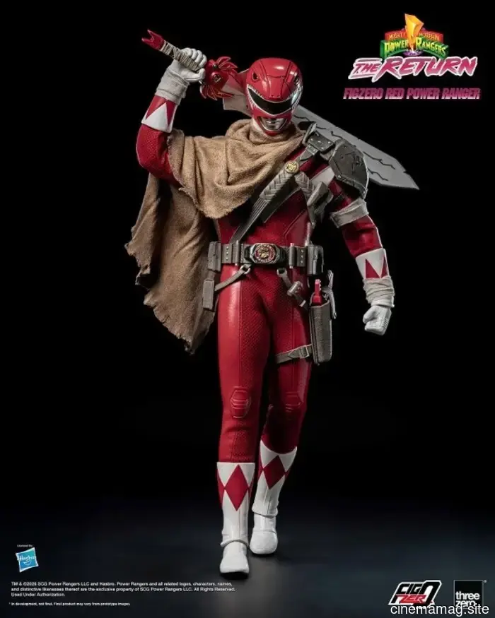 Threezero presenta la figura de sexta escala del Power Ranger Rojo de Mighty Morphin Power Rangers: The Return.