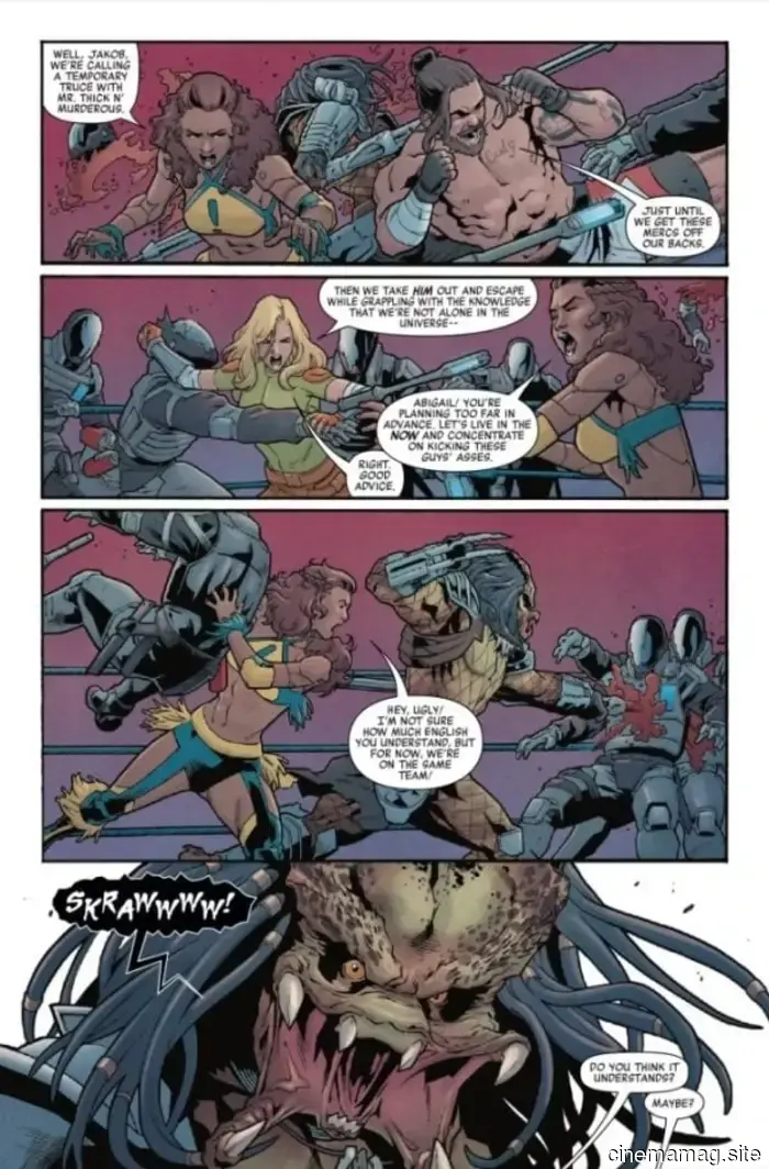 Предварительный просмотр комикса – Хищник: Кровопролитие #3