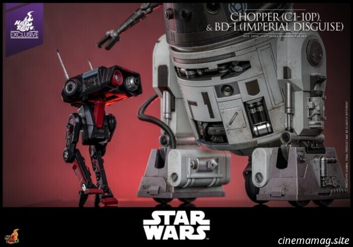 Hot Toys has unveiled sixth scale figures of Star Wars' Chopper (C1-10P) and BD-1 (Imperial Disguise).
