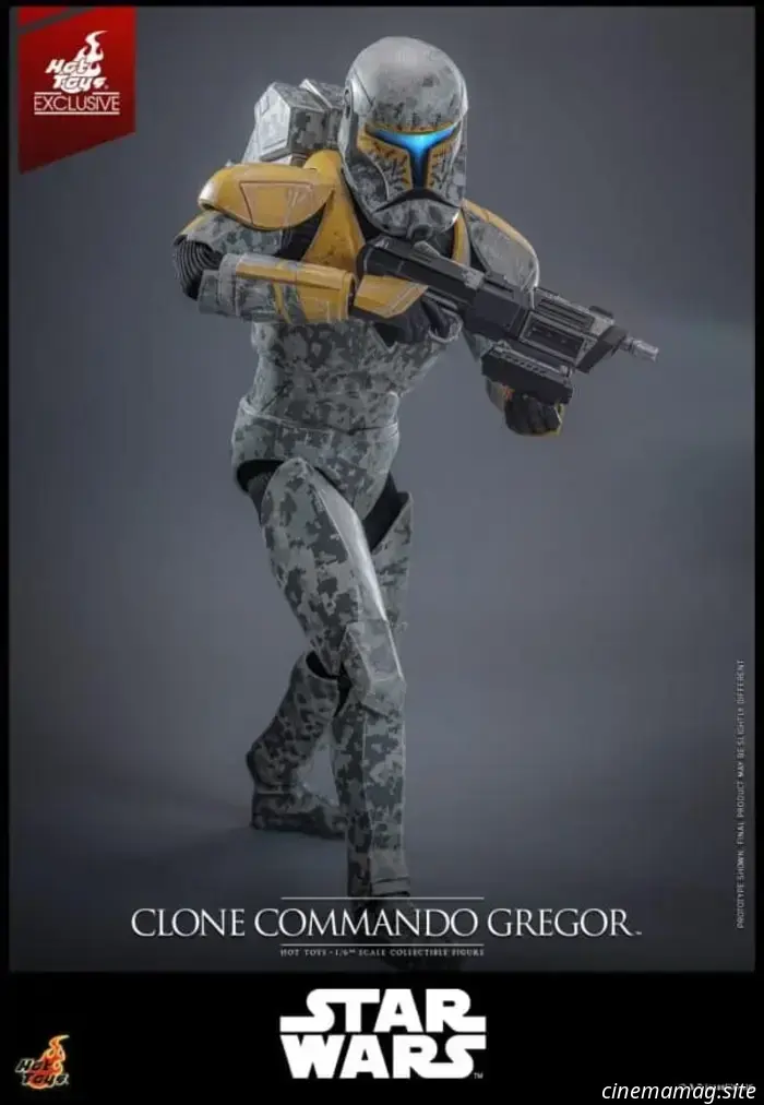Clone Commando Gregor becomes part of Hot Toys' sixth scale action figure lineup from Star Wars.
