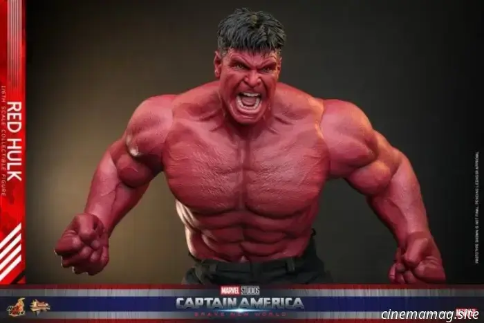 Hot Toys da rienda suelta al Hulk Rojo con la figura Capitán América: Un Mundo Feliz a sexta escala