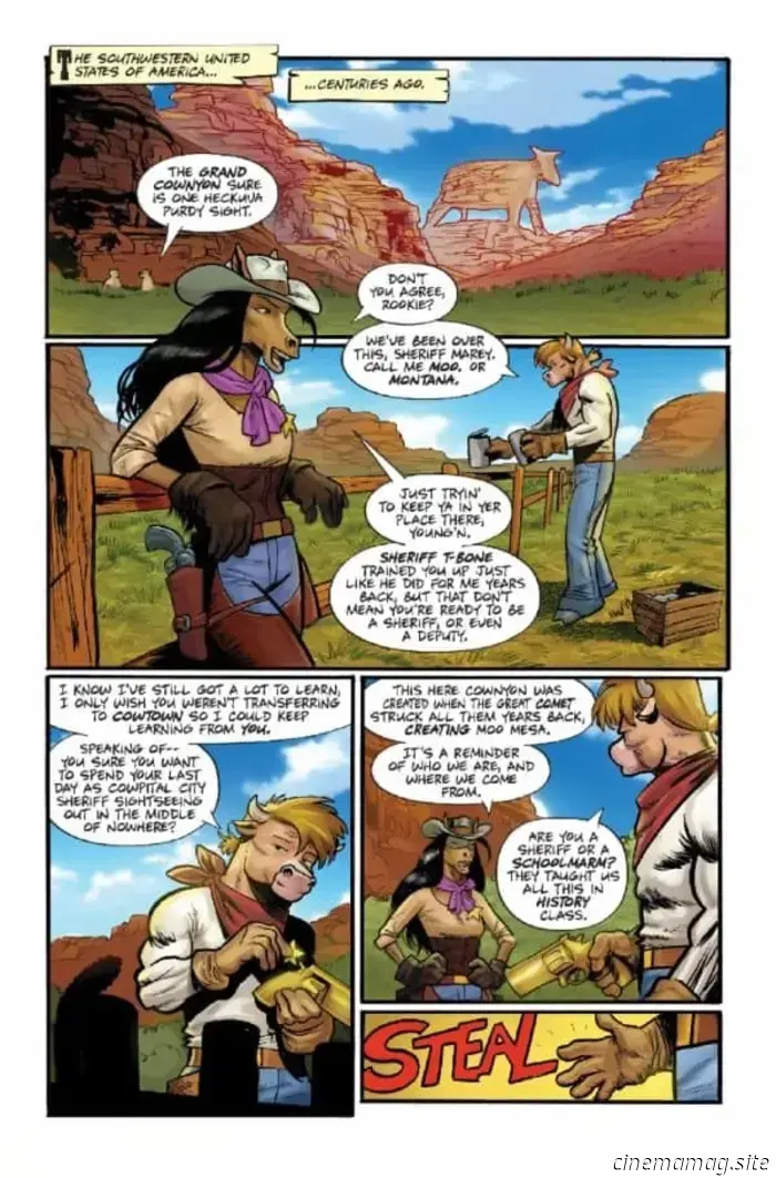 Wild West C.O.W.-Boys of Moo Mesa regresan con un primer vistazo a la nueva serie de cómics