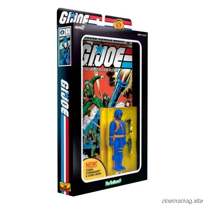 Super7 has revealed the G.I. Joe: A Real American Hero ReAction+ Cobra Commander & Comic Book Box Set.