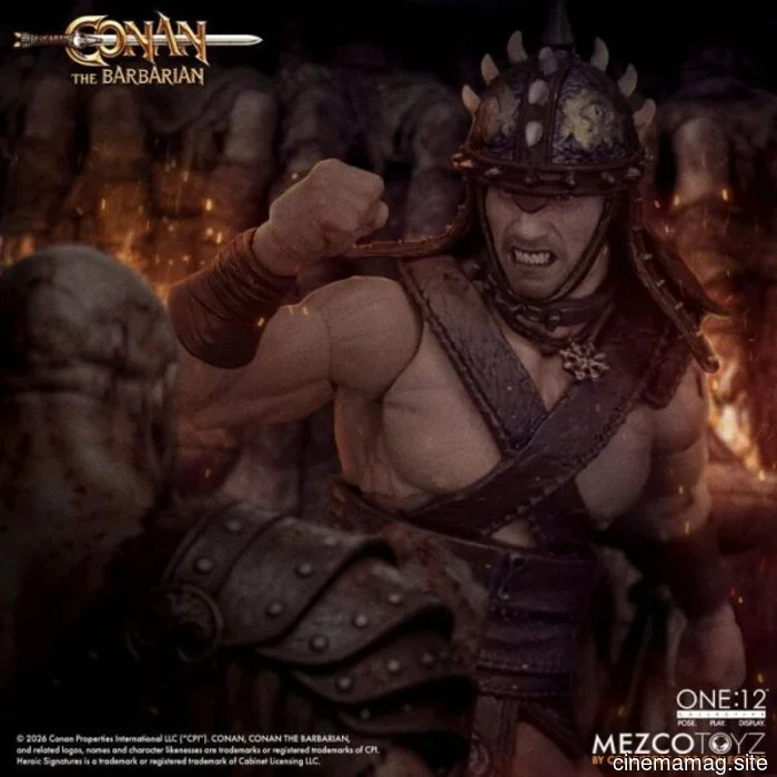 Mezco Toyz svela Conan il Barbaro (Edizione Pit Fighter) figura d'azione One:12 Collective