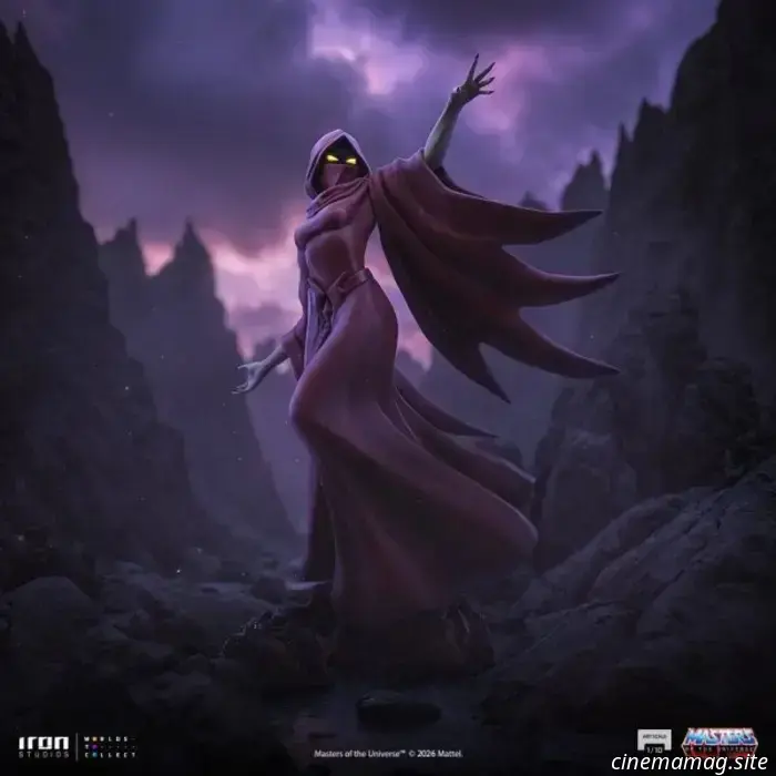 Shadow Weaver becomes a part of Iron Studios' collectible statue series for Masters of the Universe.