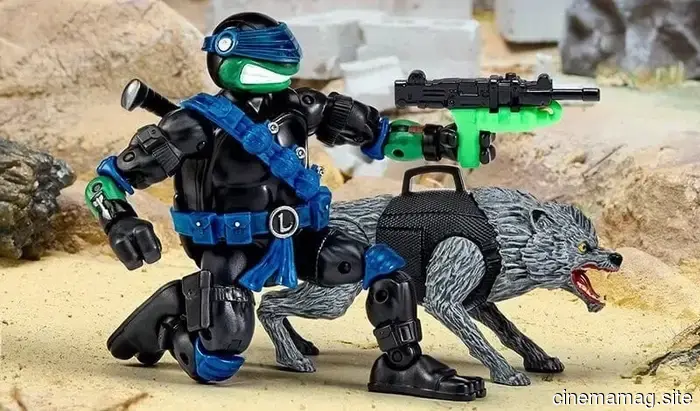 Playmates Toys is releasing a 2-pack featuring Teenage Mutant Ninja Turtles x G.I. Joe's Snake Eyes alongside Leo and Timber, as well as Rahzar, at Comic-Con.