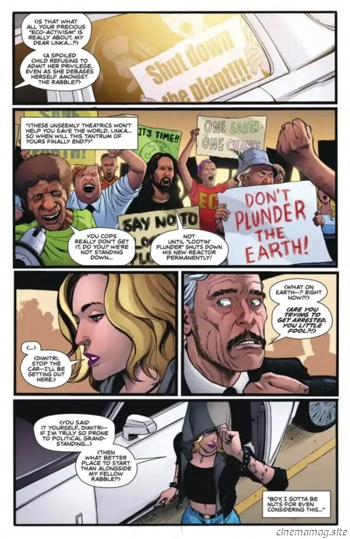 Take a glimpse at the preview for Dynamite's Captain Planet #2.