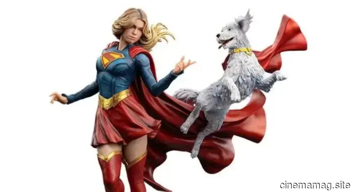 Iron Studios reveals a collectible statue of Supergirl and Krypto.