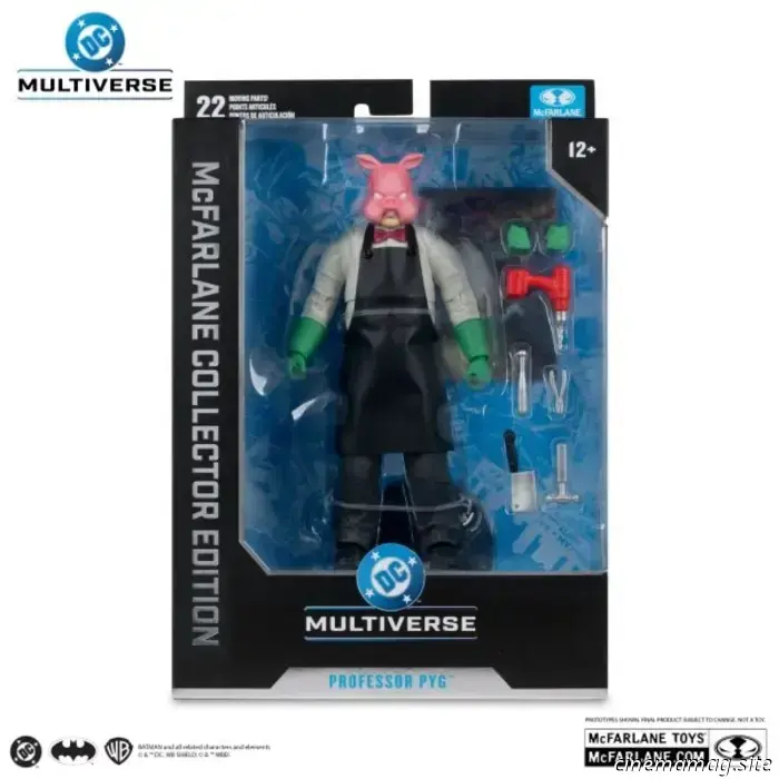McFarlane Toys has revealed new DC Multiverse figures featuring Zatanna, Detective Chimp, Professor Pyg, Elongated Man, Cosmic Boy, and Blackhawk.