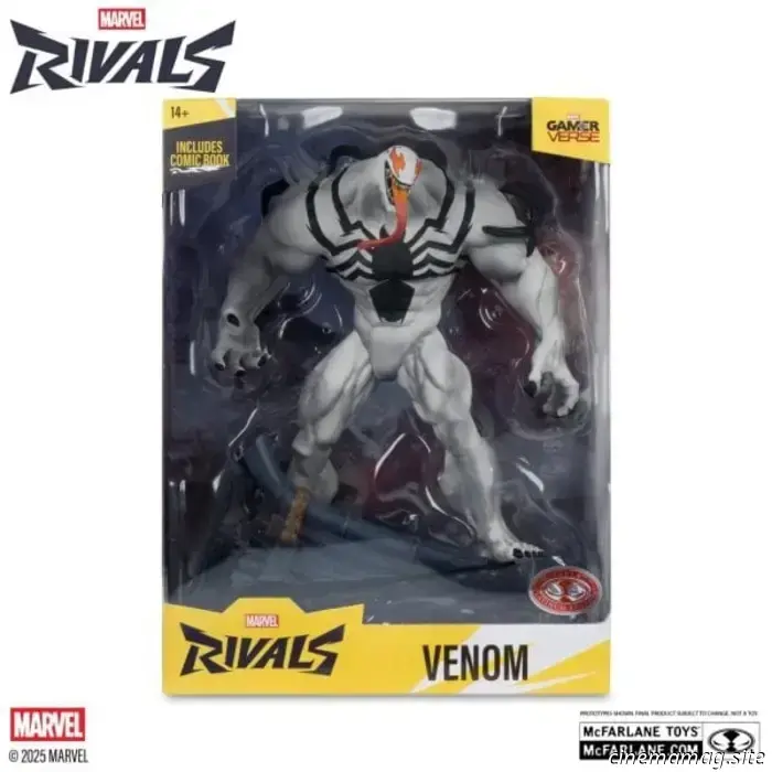 McFarlane Toys presentó las figuras coleccionables de Hulk y Venom de Marvel Rivals.