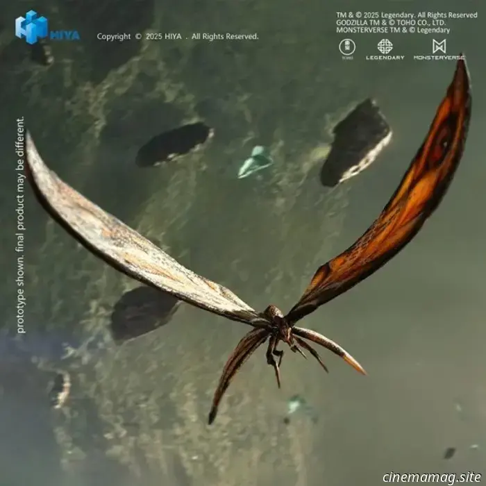 Godzilla x Kong: The New Empire, il set di action figure Mothra e Suko della serie Exquisite Basic svelato da Hiya Toys