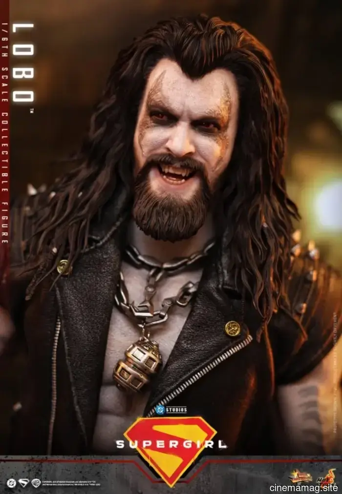 Lobo adds to Hot Toys' Supergirl movie collection with a sixth-scale action figure.