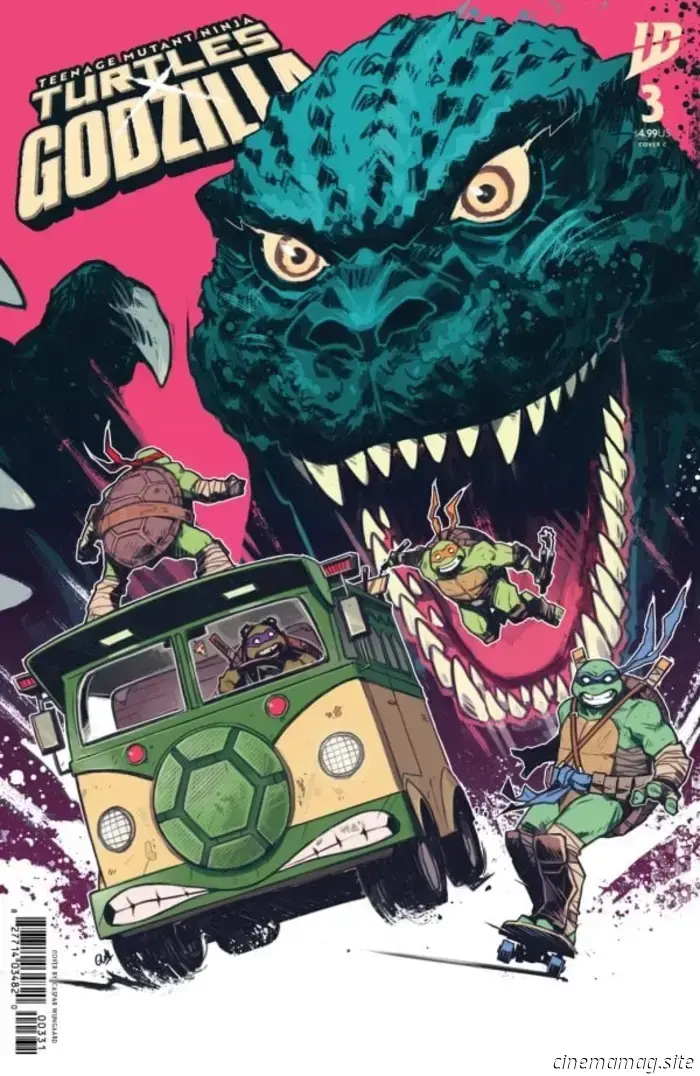 Comic Book Sneak Peek – Teenage Mutant Ninja Turtles x Godzilla #3