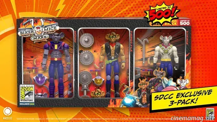 Esclusive Biker Mice From Mars SDCC svelate dalla Nacelle Company