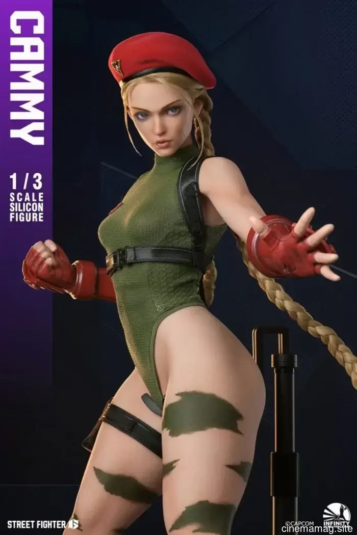 Cammy receives a high-quality 1:3 scale silicon figure from Street Fighter 6 by Infinity Studio.