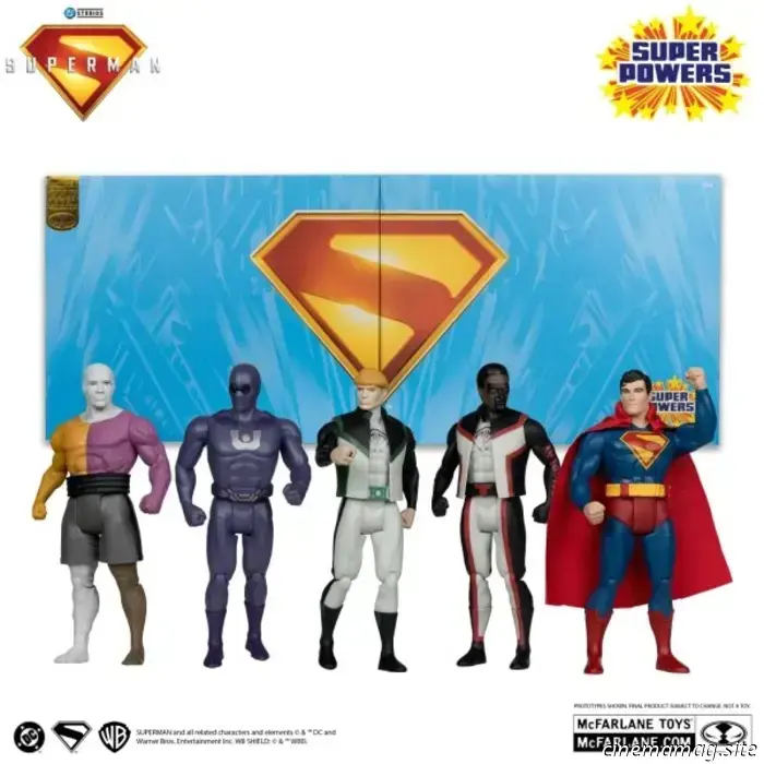 McFarlane reveals a bundle featuring the Superman Super Powers movie figure along with the T-Craft vehicle.