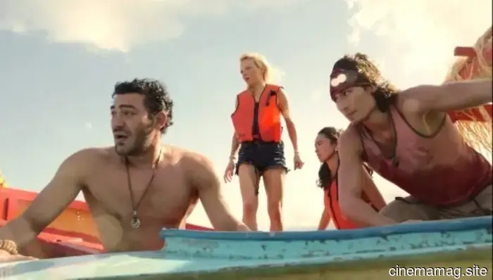 Un viaggio nel paradiso diventa mortale nel trailer dell'horror di sopravvivenza con squali The Bay
