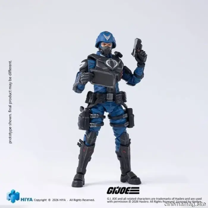 Figura de acción Cobra Officer de la mini serie Exquisite de G.I. Joe revelada por Hiya Toys