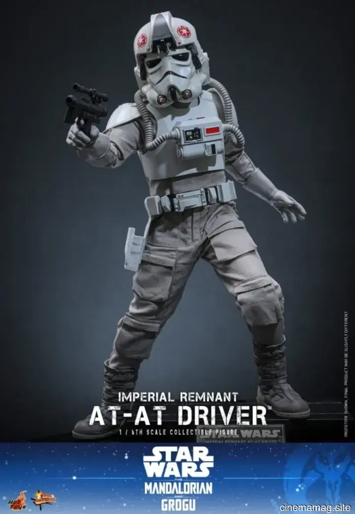 Hot Toys has introduced the sixth scale figure of the Imperial Remnant AT-AT Driver from Star Wars: The Mandalorian, featuring Grogu.