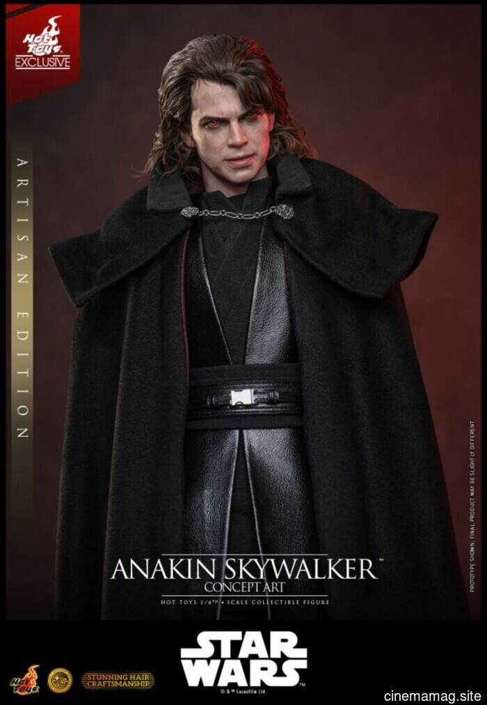 Hot Toys svela la figura in scala sei di Anakin Skywalker (Concept Art) da Star Wars: Episodio III – La vendetta dei Sith