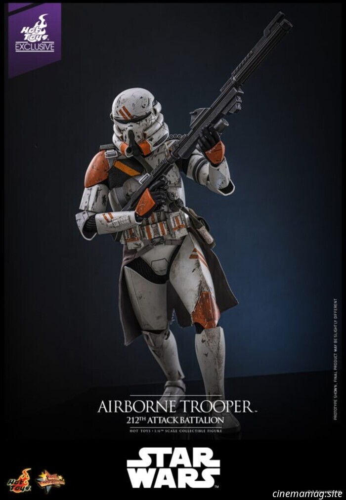 Hot Toys Star Wars: La vendetta dei Sith Airborne Trooper (212th Attack Battalion) sesta scala figura rivelata