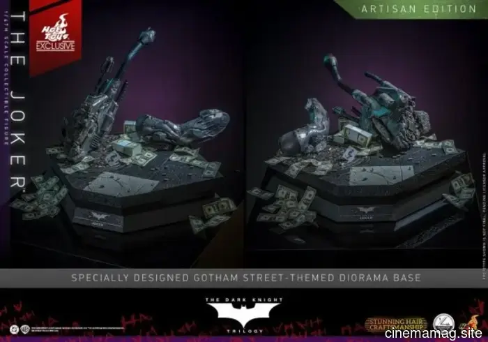 Hot Toys reveals a quarter scale collectible figure of The Joker from The Dark Knight.