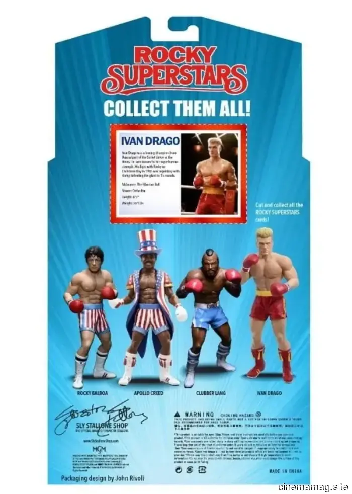 Sly Stallone Shop lancia la linea di action figure Rocky Superstars