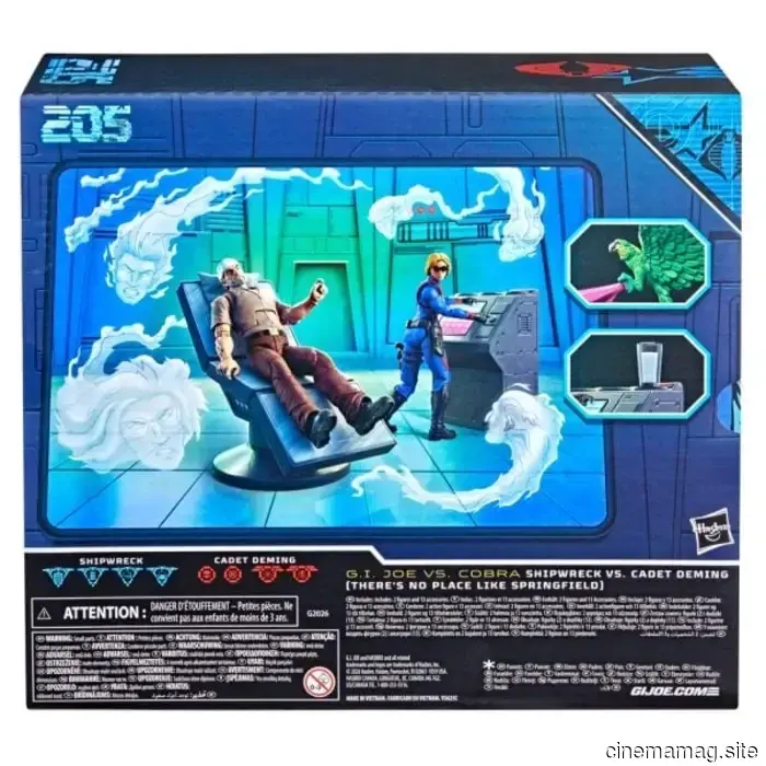 G.I. Joe Classified Series Fatal Fluffies y Shipwreck vs. Cadete Deming figuras exclusivas de Comic-Con reveladas por Hasbro