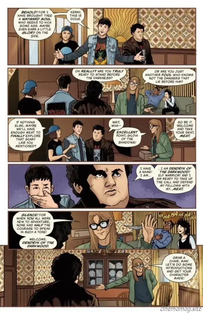 Stranger Things y Dungeons &amp; Dragons: El origen del fuego Infernal #2-Avance del cómic