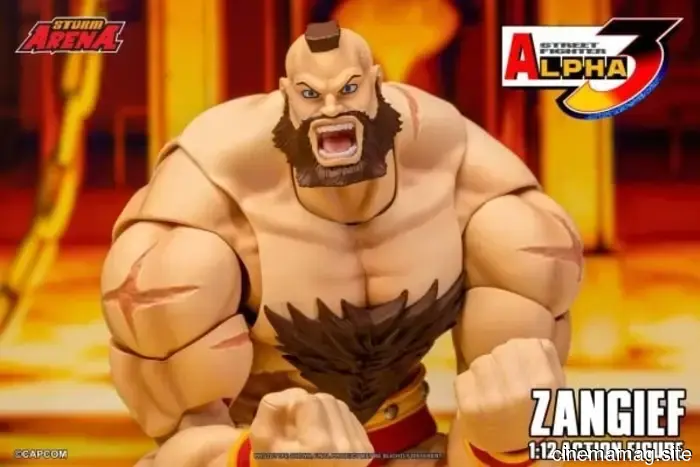 Storm Collectibles has revealed a 1:12 scale action figure of Zangief from Street Fighter Alpha 3.
